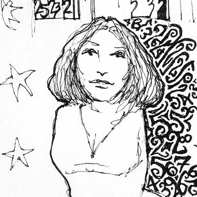 <b>Sketch on the road</b><br>Portrait from a train trip