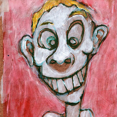 <b>Happy Dude</b><br>Early acrylics