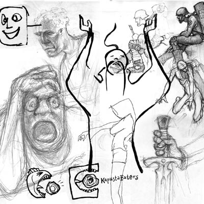 <b>Mix of sketches</b><br>