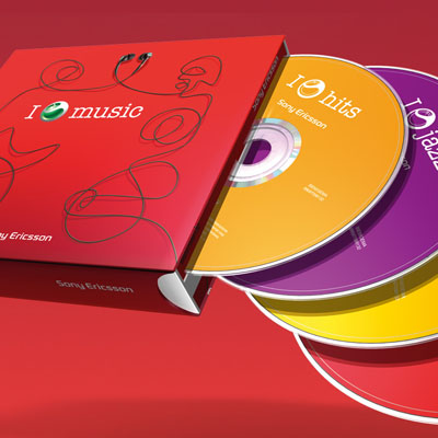 <b>Sony Ericsson</b><br>CD-cover design and Key-visual