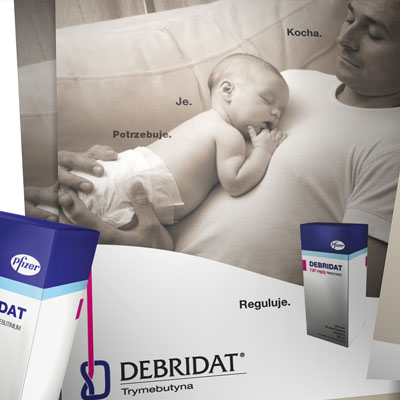 <b>Pfizer</b><br>Key-visual for Debridat