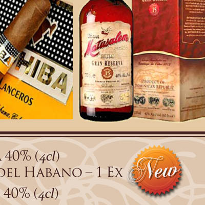 <b>La Habana <br>Cigarr Club</b><br>Fancy Caribbean styled newsletters for a Cigarr Club