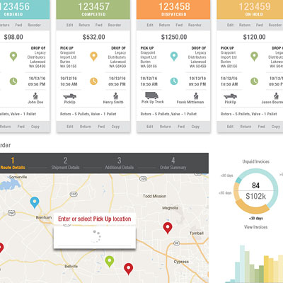 <b>iCHEETAH, UI</b><br>iCheetah – visual system and web service design for heavy logistic operations.