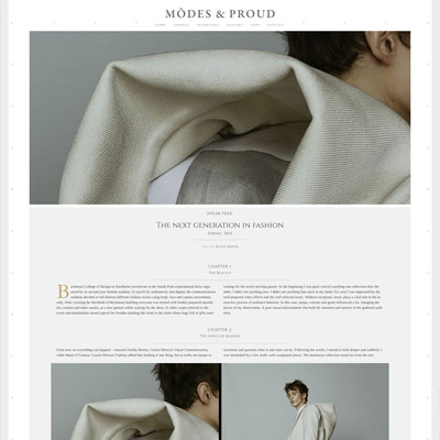 <b>Môdes & Proud, UI</b><br>On-line Magazine