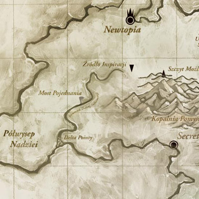 <b>Map of Newtopia</b><br>CG and paints<br>Map of Newtopia, CG and paints