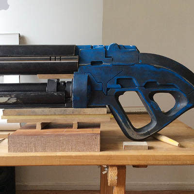 <b>The Mammoth Gun</b><br>Inspired by the Mass Effect 3 N7 rifle (WIP)<br>
